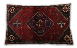 Traditional Classic Rectangular Dark Brown Lumbar Throw Pillow, 13 inch by 19 inch, lbtr3137