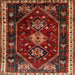 Square Traditional Red Persian Rug, tr3139