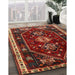 Traditional Red Persian Rug in Family Room, tr3139