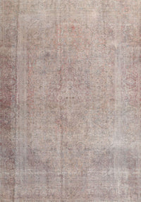 Machine Washable Traditional Tan Brown Rug, wshtr3141