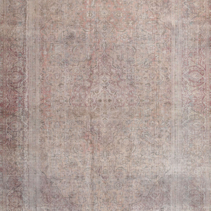 Machine Washable Traditional Tan Brown Rug, wshtr3141