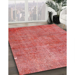 Traditional Red Persian Rug in Family Room, tr3142