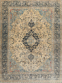 Machine Washable Traditional Brown Rug, wshtr3143