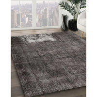 Traditional Charcoal Gray Persian Rug, tr3145