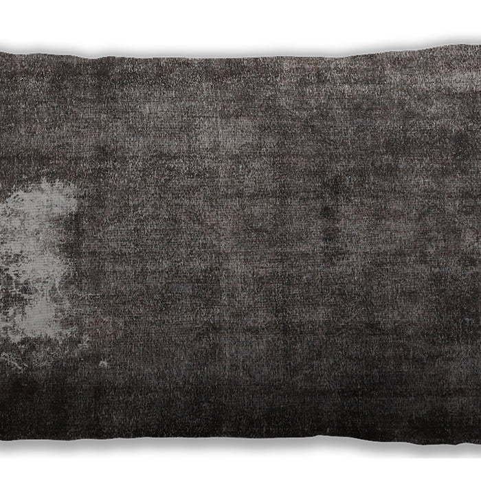 Traditional Classic Rectangular Western Charcoal Gray Lumbar Throw Pillow, 13 inch by 19 inch, lbtr3145