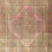 Square Traditional Sand Brown Persian Rug, tr3148