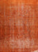 Traditional Orange Red Persian Rug, tr3150