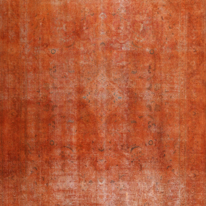 Traditional Orange Red Persian Rug, tr3150