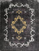 Traditional Charcoal Black Persian Rug, tr3151