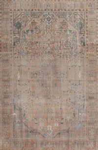 Machine Washable Traditional Dark Almond Brown Rug, wshtr3152