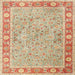 Square Traditional Brown Persian Rug, tr3153