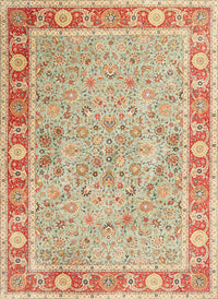 Machine Washable Traditional Brown Rug, wshtr3153