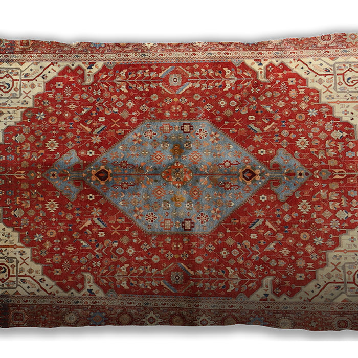 Traditional Classic Rectangular Brown Sand Brown Lumbar Throw Pillow, 13 inch by 19 inch, lbtr3156