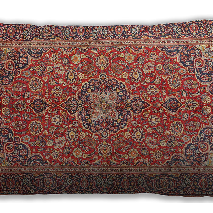 Traditional Classic Rectangular Light Copper Gold Lumbar Throw Pillow, 13 inch by 19 inch, lbtr3158