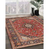 Traditional Saffron Red Persian Rug, tr3160