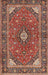 Traditional Saffron Red Persian Rug, tr3160