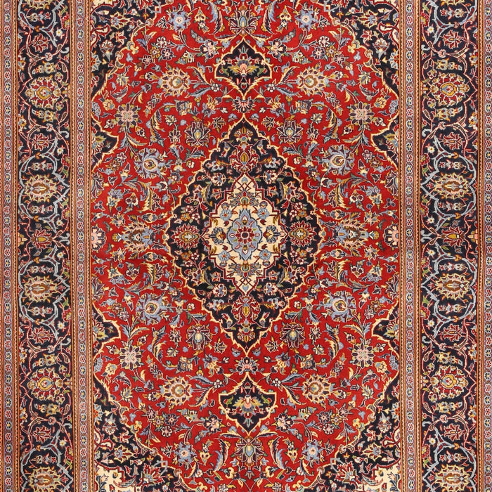 Traditional Saffron Red Persian Rug, tr3160