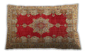 Traditional Classic Rectangular Red Lumbar Throw Pillow, 13 inch by 19 inch, lbtr3161