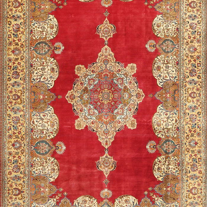 Machine Washable Traditional Red Rug, wshtr3161