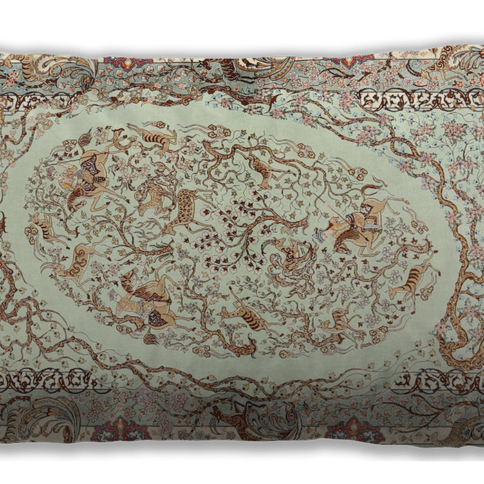 Traditional Classic Rectangular Dark Almond Brown Lumbar Throw Pillow, 13 inch by 19 inch, lbtr3163