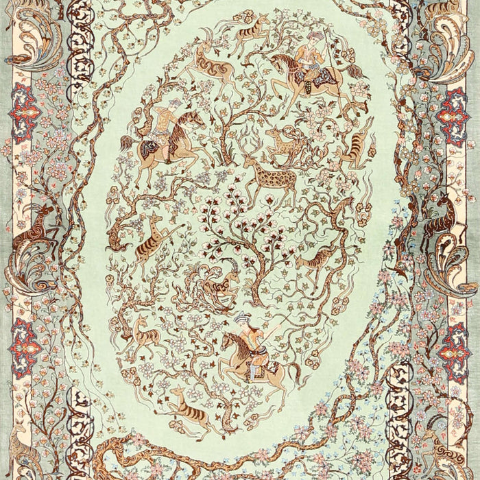Traditional Dark Almond Brown Persian Rug, tr3163