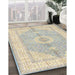 Machine Washable Traditional Camel Brown Rug in a Family Room, wshtr3164