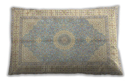 Traditional Classic Rectangular Camel Brown Lumbar Throw Pillow, 13 inch by 19 inch, lbtr3164