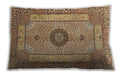 Traditional Classic Rectangular Light Brown Lumbar Throw Pillow, 13 inch by 19 inch, lbtr3165