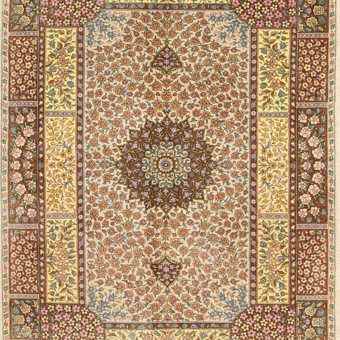 Traditional Light Brown Persian Rug, tr3165