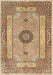 Machine Washable Traditional Light Brown Rug, wshtr3165