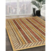 Machine Washable Traditional Saddle Brown Rug in a Family Room, wshtr3166