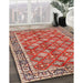 Machine Washable Traditional Red Rug in a Family Room, wshtr3167