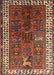 Traditional Saffron Red Persian Rug, tr316