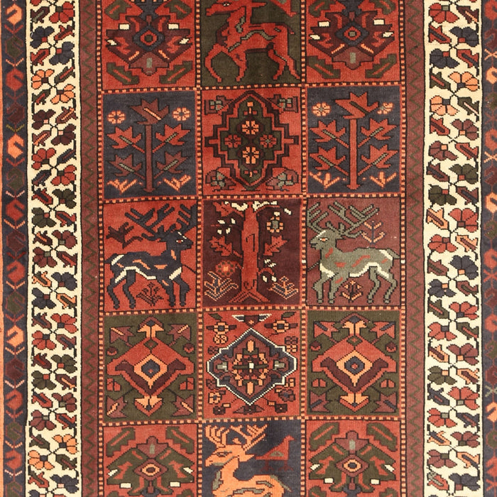 Traditional Saffron Red Persian Rug, tr316
