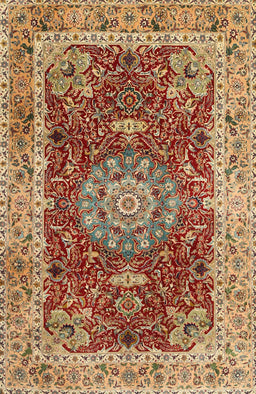 Machine Washable Traditional Mahogany Brown Rug, wshtr3170