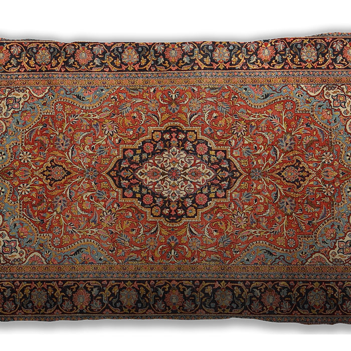 Traditional Classic Rectangular Tomato Red Lumbar Throw Pillow, 13 inch by 19 inch, lbtr3172