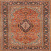 Square Traditional Red Persian Rug, tr3172