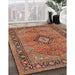 Machine Washable Traditional Tomato Red Rug in a Family Room, wshtr3172