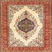 Square Traditional Red Persian Rug, tr3173