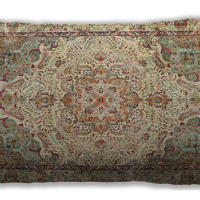 Traditional Classic Rectangular Brown Lumbar Throw Pillow, 13 inch by 19 inch, lbtr3175