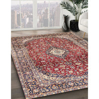 Traditional Brown Red Persian Rug, tr3176