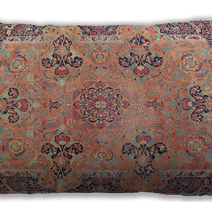 Traditional Classic Rectangular Tan Brown Lumbar Throw Pillow, 13 inch by 19 inch, lbtr3179