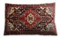 Traditional Classic Rectangular Dark Almond Brown Lumbar Throw Pillow, 13 inch by 19 inch, lbtr317