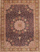 Machine Washable Traditional Sand Brown Rug, wshtr3180