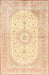 Machine Washable Traditional Sand Brown Rug, wshtr3181