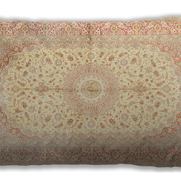 Traditional Classic Rectangular Brown Sand Brown Lumbar Throw Pillow, 13 inch by 19 inch, lbtr3181