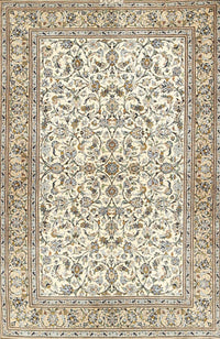 Machine Washable Traditional Dark Almond Brown Rug, wshtr3182