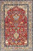 Traditional Tan Brown Animal Rug, tr3183