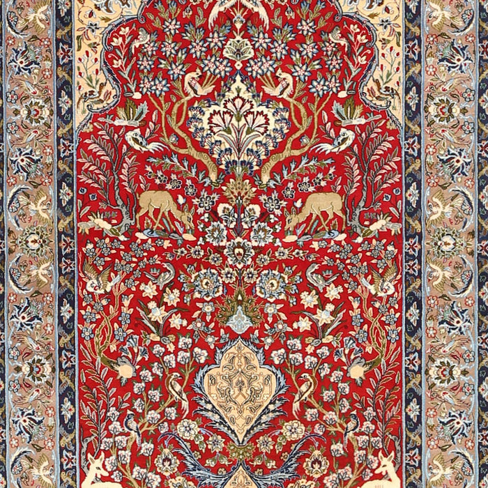 Traditional Tan Brown Animal Rug, tr3183