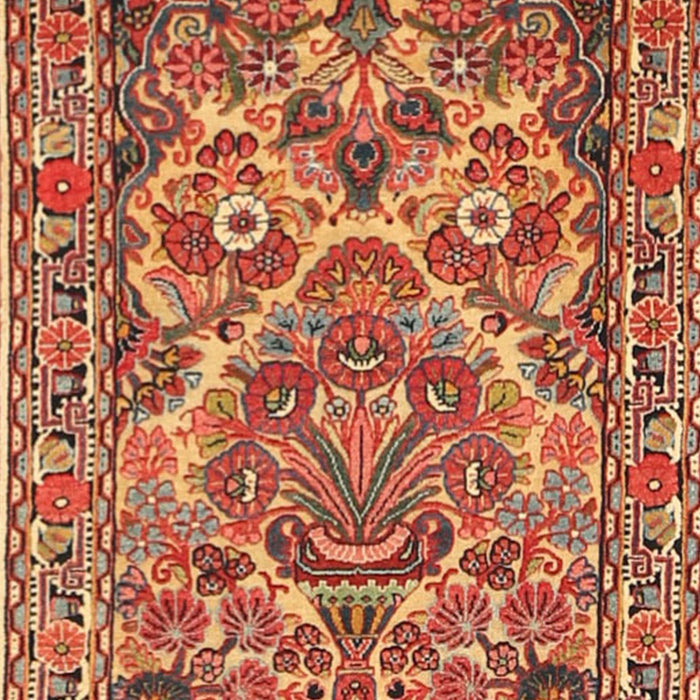 Traditional Sand Brown Persian Rug, tr3187